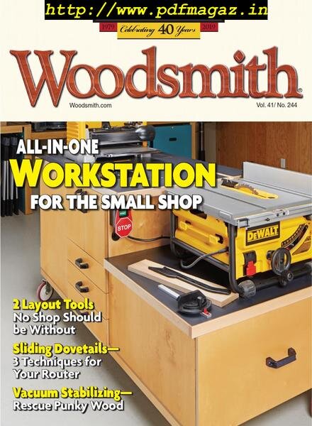 Woodsmith – August 2019 Cover