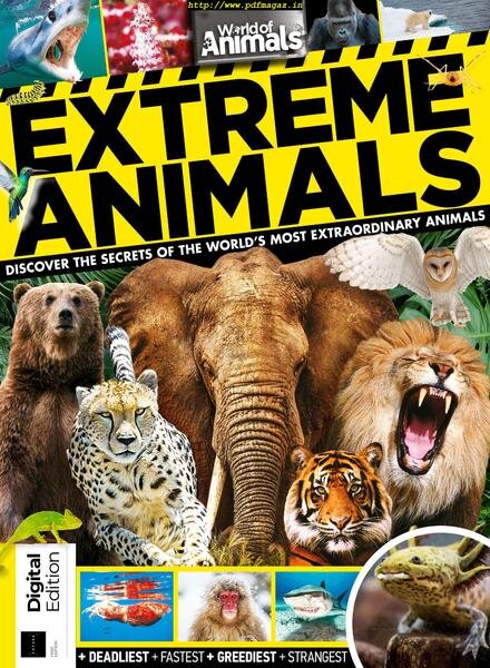 World of Animals Extreme Animals – July 2019 Cover