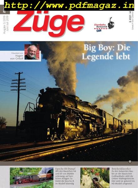 Zuge – Juni-Juli 2019 Cover
