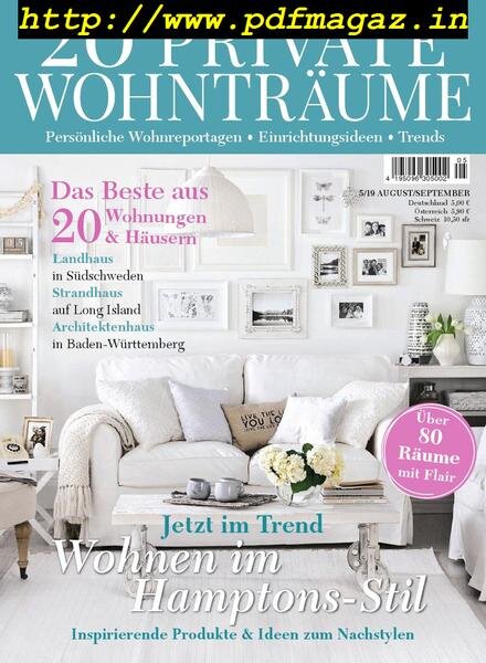 20 Private Wohntraume – Juli 2019 Cover