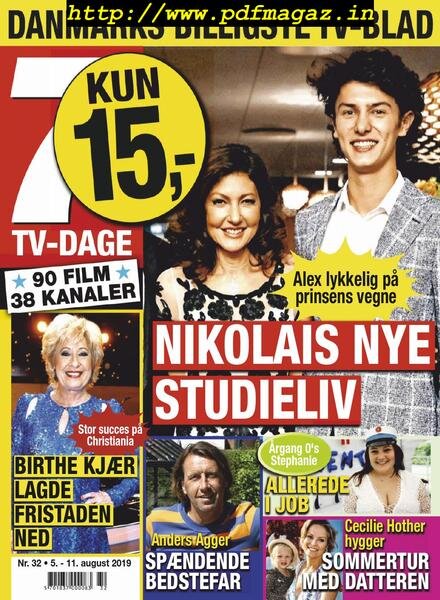 7 TV-Dage – 11 august 2019 Cover