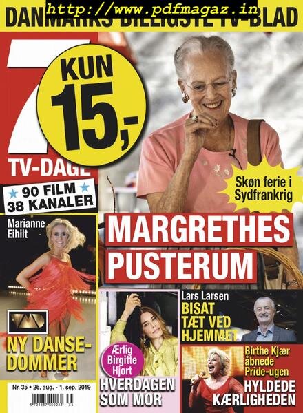 7 TV-Dage – 26 august 2019 Cover