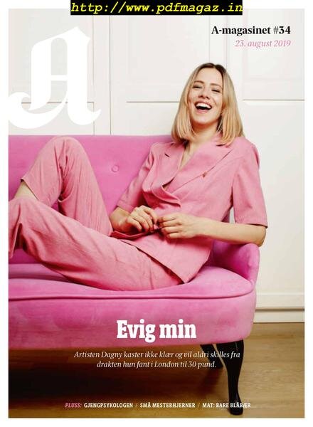 A-Magasinet – 23 august 2019 Cover