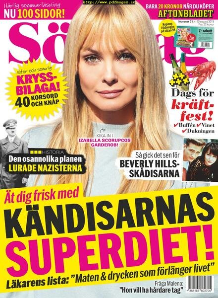 Aftonbladet SOndag – 04 augusti 2019 Cover
