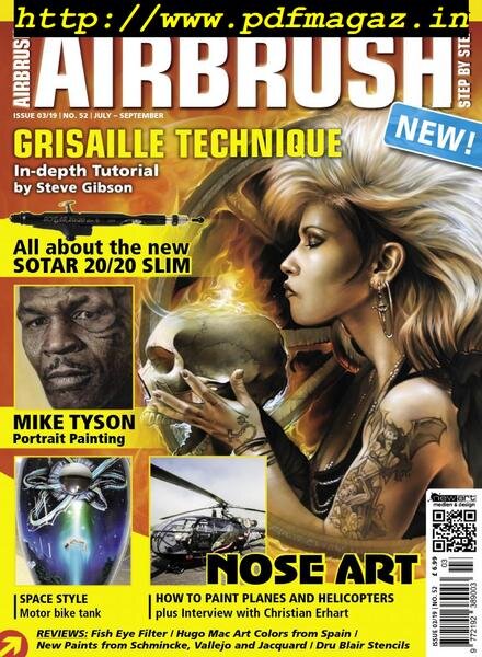 Airbrush Step by Step – July 2019 Cover