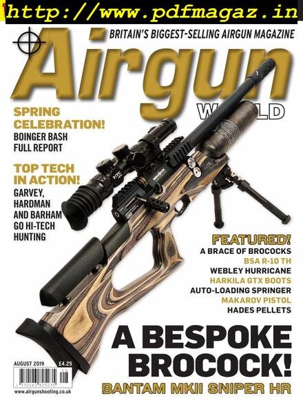 Airgun World – August 2019 Cover