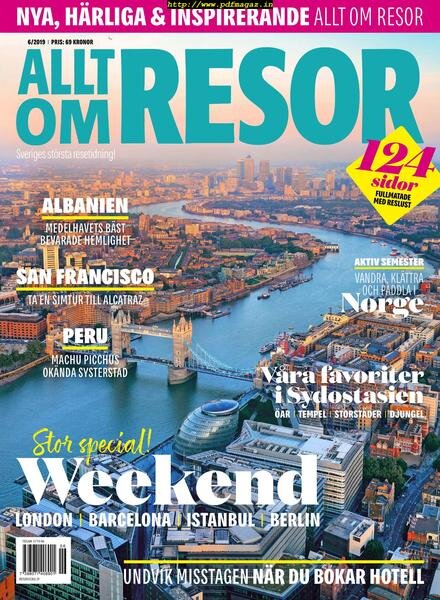 Allt om Resor – 21 augusti 2019 Cover
