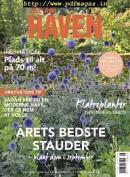 Alt om haven – september 2019
