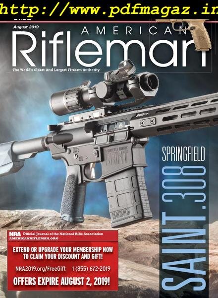 American Rifleman – August 2019 Cover