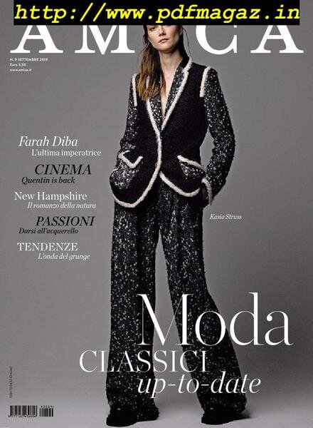 Amica – settembre 2019 Cover