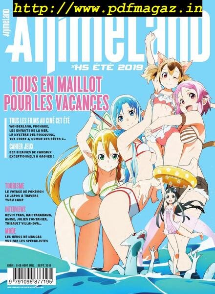 Animeland – aout-septembre 2019 Cover