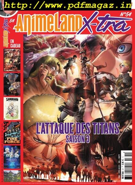 Animeland X-tra – juin 2019 Cover