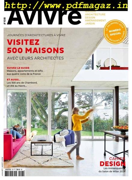 Architectures a vivre – juin 2019 Cover