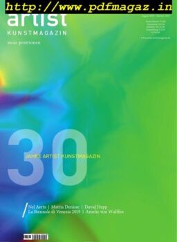 Artist Kunstmagazin – August 2019