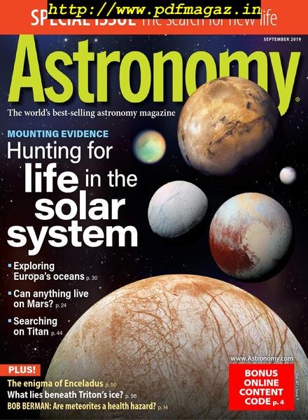 Astronomy – September 2019 Cover