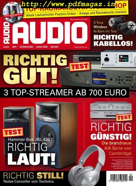 Audio – September 2019 Cover