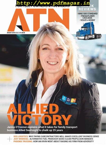 Australasian Transport News (ATN) – August 2019 Cover