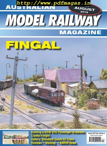Australian Model Railway Magazine – August 2019 Cover