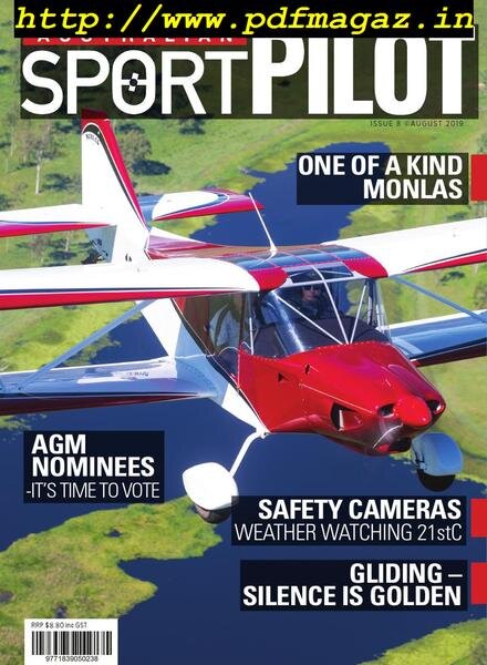 Australian Sport Pilot Magazine – August 2019 Cover