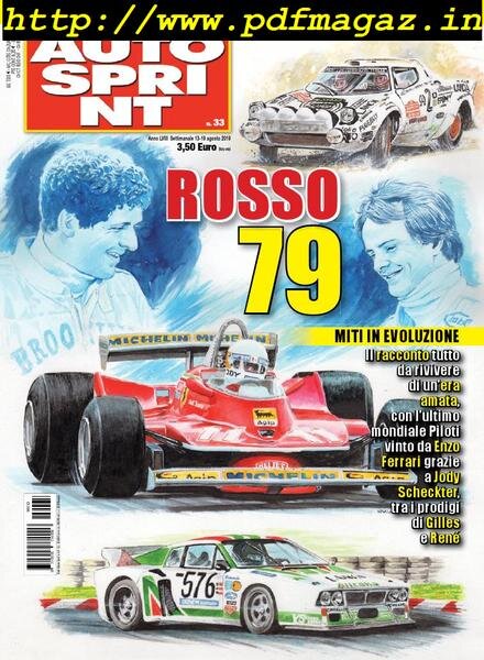 Auto Sprint – 13 Agosto 2019 Cover