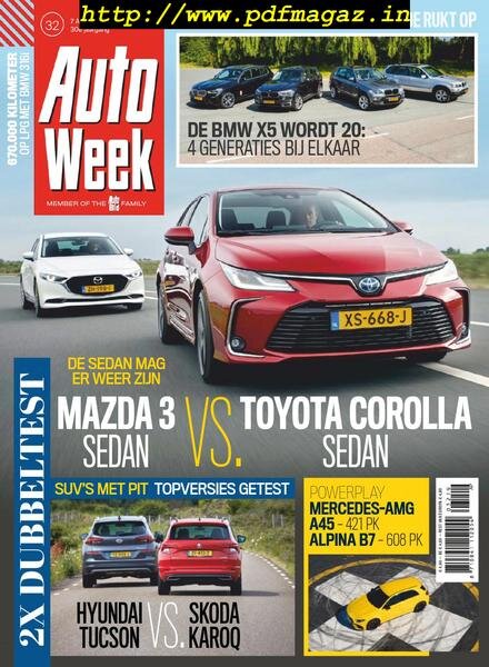 AutoWeek Netherlands – 07 augustus 2019 Cover