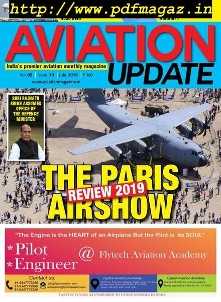 Aviation Update – July 2019 Cover