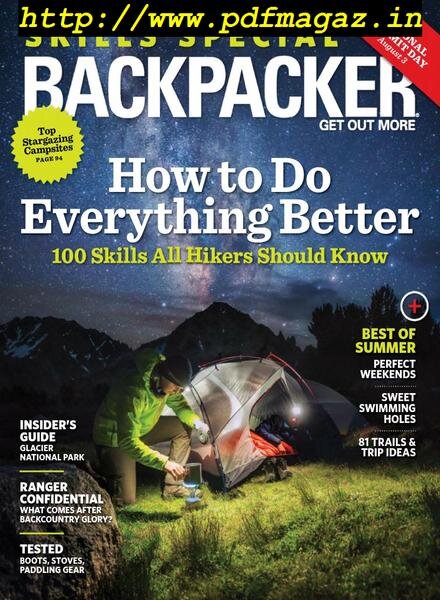 Backpacker – August 2019 Cover