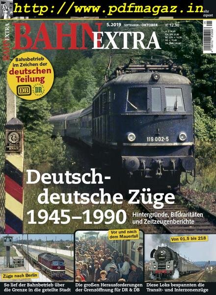 Bahn Extra – August 2019 Cover