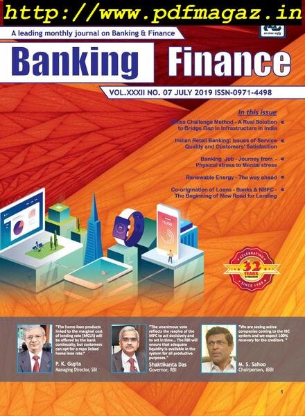 Banking Finance – July 2019 Cover