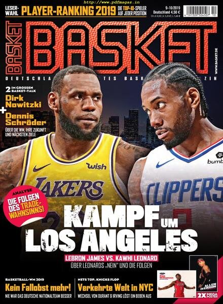 Basket Germany – Oktober 2019 Cover