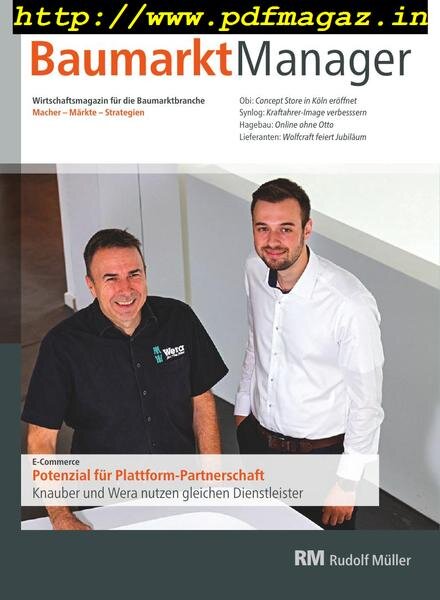 baumarktmanager – Juli 2019 Cover