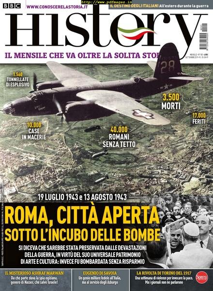 BBC History Italia – settembre 2019 Cover