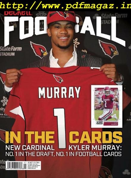 Beckett Football – July 2019 Cover
