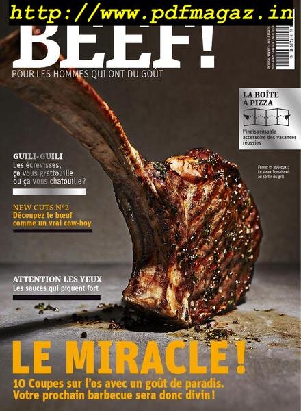 BEEF! Magazine – juin-juillet 2019 Cover