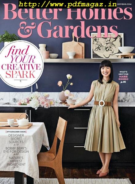 Better Homes & Gardens USA – September 2019 Cover