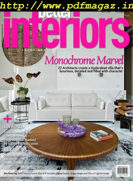Better Interiors – July 2019 Cover