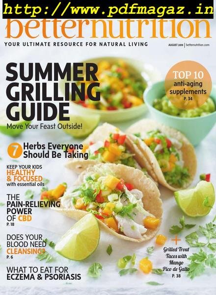 Better Nutrition – August 2019 Cover