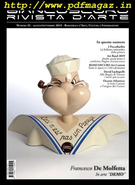 Biancoscuro Rivista d’Arte – Agosto-Settembre 2019 Cover