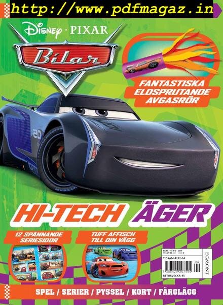 Bilar – augusti 2019 Cover