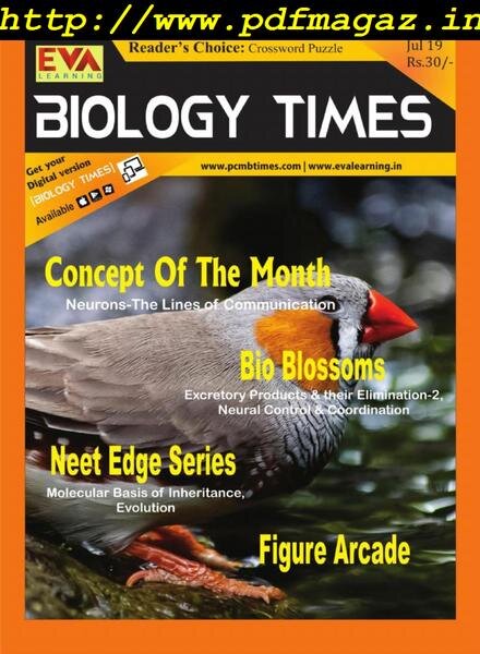 Biology Times – July 2019 Cover
