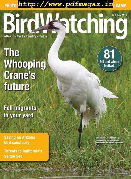 BirdWatching USA – September-October 2019 Cover