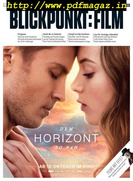 Blickpunkt Film – 12 August 2019 Cover
