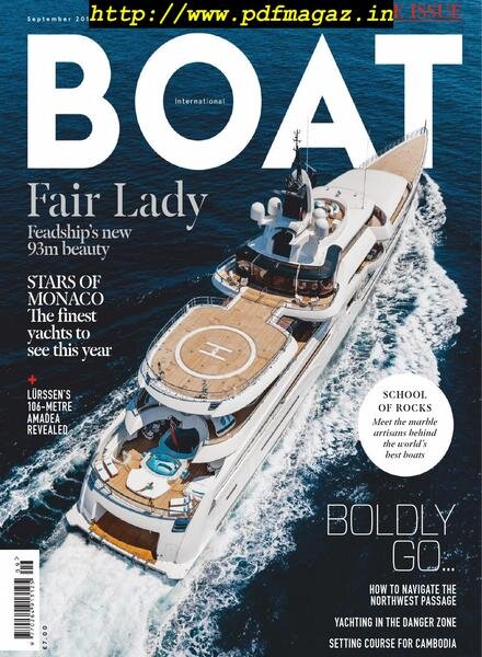 Boat International – September 2019 Cover