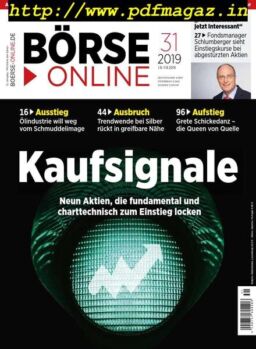 BOrse Online – 01 August 2019