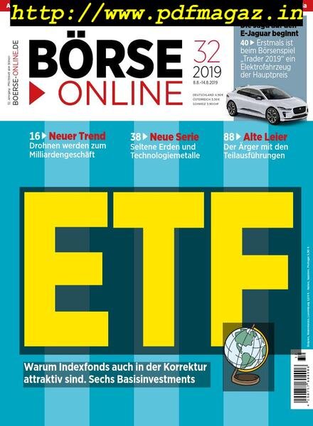 BOrse Online – 08 August 2019 Cover
