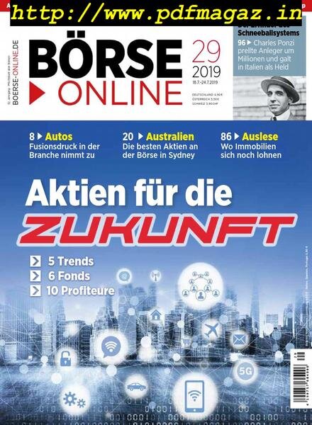 BOrse Online – 20 Juli 2019 Cover