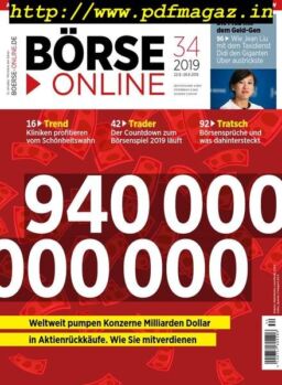 BOrse Online – 22 August 2019