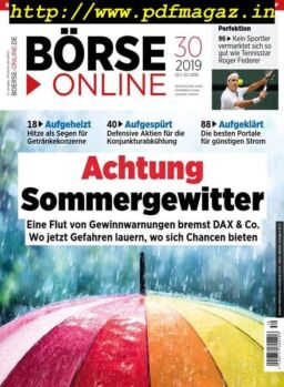 BOrse Online – 25 Juli 2019