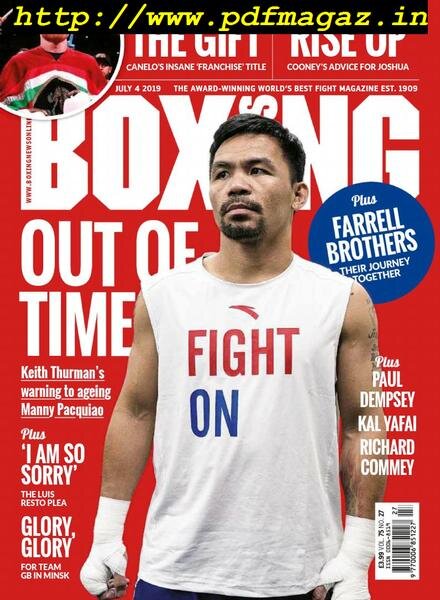 Boxing News – July 04, 2019 Cover