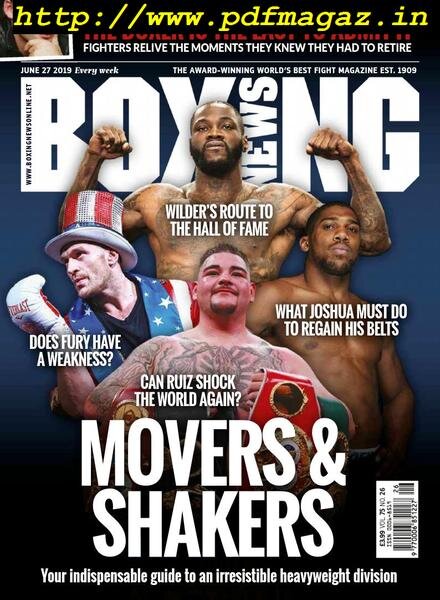 Boxing News – June 27, 2019 Cover